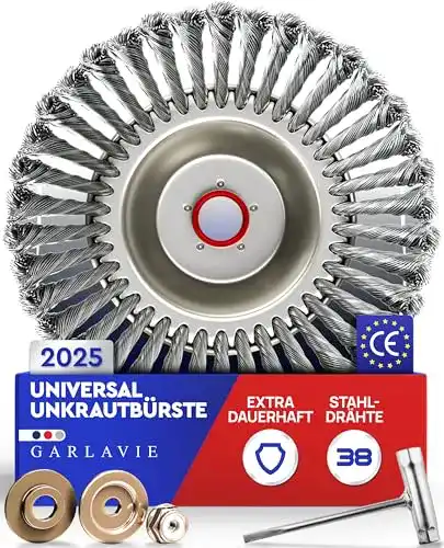 Unkrautbürste Garlavie Profi Freischneider mit 25,4 mm Bohrung
