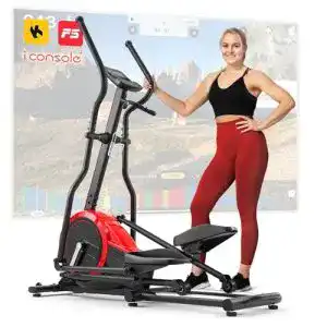 Ellipsentrainer Hop-Sport HS-070C mit Pulsmessung und 18 kg Schwungmasse