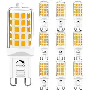 G9 LED Lampe dimmbar 2700K Warmweiß 4W 10er Pack
