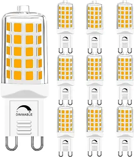 G9 LED Lampe dimmbar 2700K Warmweiß 4W 10er Pack