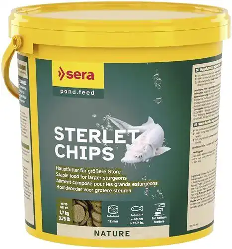 Sera Stör Chips Nature XXL 3,8 Ltr. (1,7 kg) – natürliches Störfutter