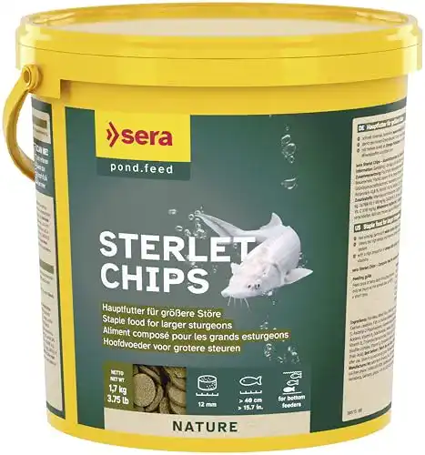 Sera Stör Chips Nature XXL 3,8 Ltr. (1,7 kg) – natürliches Störfutter