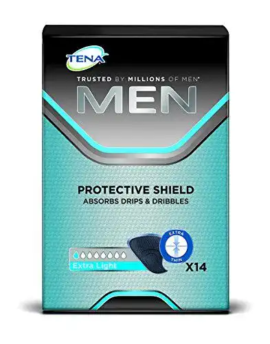 Tena Men extra light Einlagen 8×14 Stück – Kontinenzprodukte für Männer