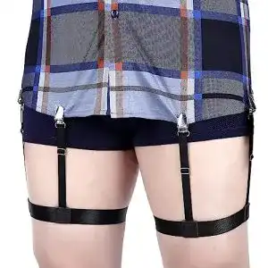 Hemdhalter Kedofe DOMAX Herren Hemd-Stäbe, verstellbar und elastisch