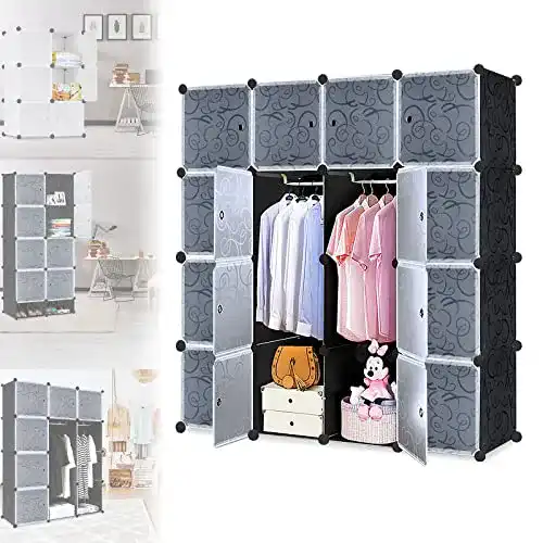 Stoffschrank LARS360 – DIY Kleiderschrank mit Regalsystem
