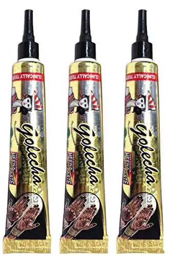 Golecha Henna-Tattoo-Farbe 3 Tuben Natural Mehandi 75g
