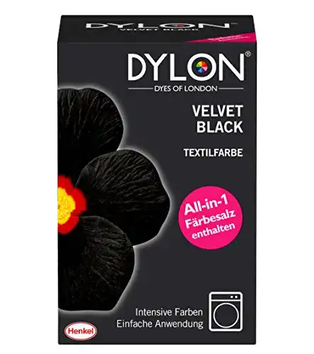 Textilfarbe Dylon Velvet Black, 1er Pack