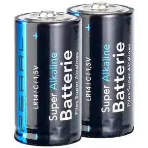 LR14-Batterie Pearl 1,5V Alkaline Batterien Typ C im 2er-Pack