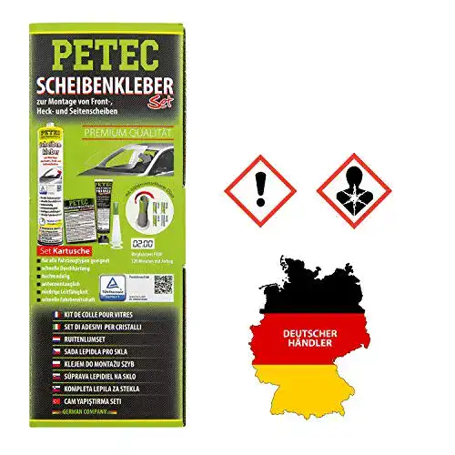 Scheibenkleber Petec 83333 Set Kartusche für Autoscheiben