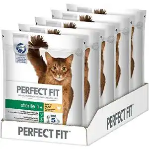 Perfect Fit Katzenfutter für sterilierte Katzen – Trockenfutter 5 x 750g