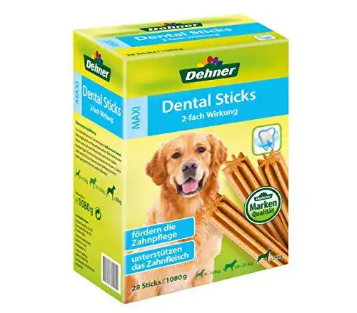 Dental-Sticks für Hunde von Dehner – Zahnpflege Hundesnack
