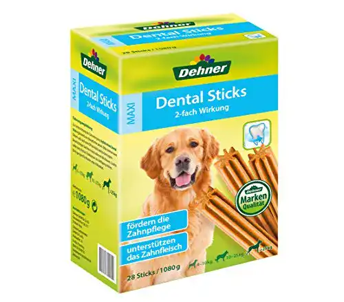 Dental-Sticks für Hunde von Dehner – Zahnpflege Hundesnack