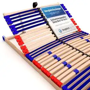 Lattenrost Schlummerparadies aus 100% Buche mit verstellbarem Kopfteil