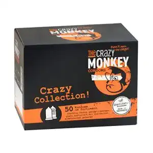 Kondome mit Noppen von The Crazy Monkey – Mix-Kollektion mit Aromen