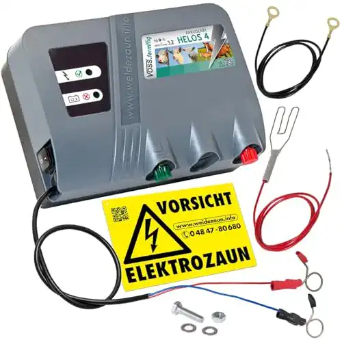 Solar Weidezaungerät VOSS.farming 12V 230V für Elektrozaun