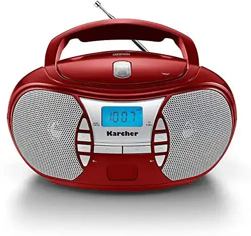 Karcher RR 5025-R tragbarer CD-Player mit Radio und AUX-In