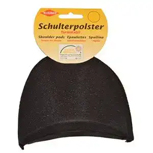 Schulterpolster Kleiber 10 x 13 x 5 cm in Schwarz, formstabil
