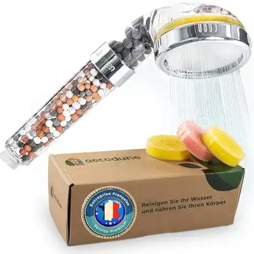 Duschkopf mit Kalkfilter Aecodune Premium Vitamin C Duschkopf