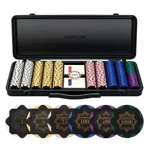 Pokerkoffer SLOWPLAY Nash Pokerset mit 500 Poker Chips