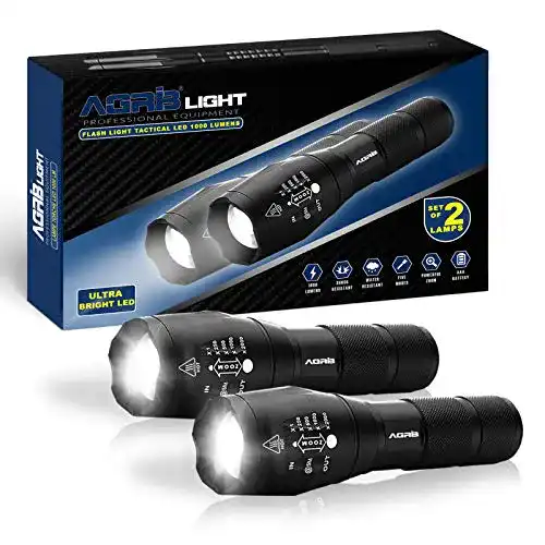 Taschenlampe 1000 Lumen von Agrib LED Taschenlampe für verschiedene Anwendungen