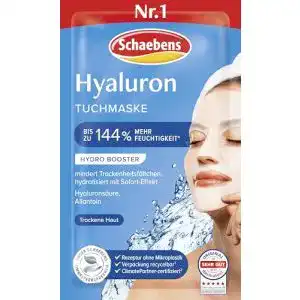 Schaebens Hyaluron Tuchmaske 21 g für intensive Feuchtigkeit
