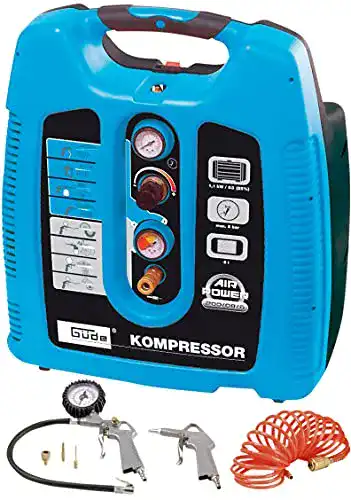 Güde Kompressor Airpower 200/08/6 ölfrei – 8 bar, 6 l Kessel, 1100 W