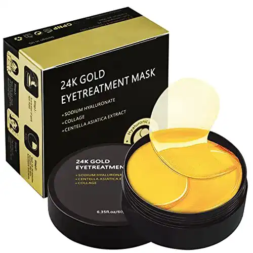 Augenpads Dorzu 30 Paar für Augenringe mit 24K Gold und Kollagen