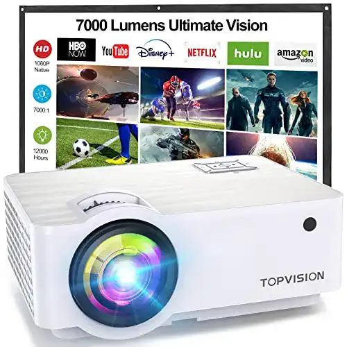 Mini Beamer unter 200 Euro von TOPVISION mit nativer 720P Auflösung
