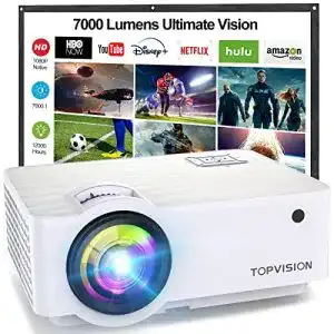 Mini Beamer von TOPVISION unter 100 Euro mit nativer 720P Auflösung
