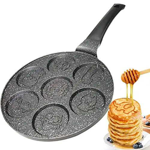 Pancake-Pfanne Amalindo 26cm mit 7 Tiermotiven