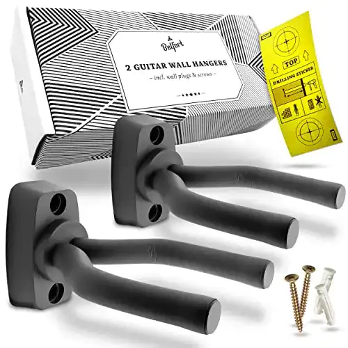 Gitarren Wandhalterung Belfort für Saiteninstrumente, 2 Stück