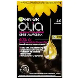 Garnier Olia Haarfarbe ohne Ammoniak Dauerhafte Coloration für alle Haarfarben