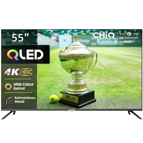 Chiq U55QM8E 55 Zoll QLED TV mit UHD 4K und Google TV