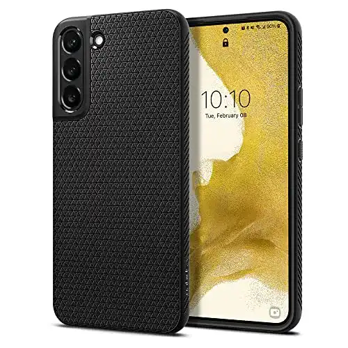 Spigen Liquid Air Hülle für Samsung Galaxy S22 – Schwarz
