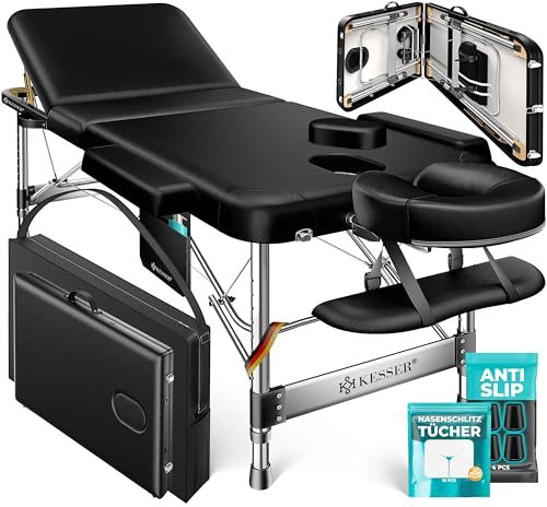 Kosmetikliege Kesser Massageliege 3 Zonen bis 250kg klappbar und verstellbar