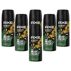 Axe Deo Wild 6 x 150ml Deospray ohne Aluminium