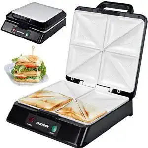 Sandwichmaker mit Keramikbeschichtung Syntrox Germany SM-2000W XXL