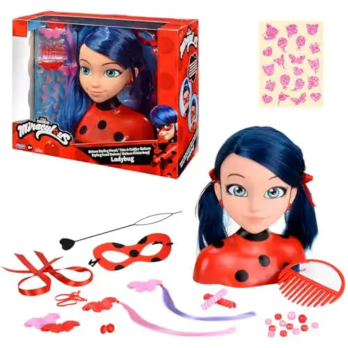 Schminkpuppe Bandai Miraculous Ladybug Deluxe Frisierkopf