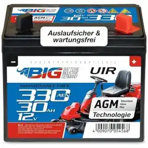 Rasentraktor Batterie HDmirrorR für Aufsitzmäher