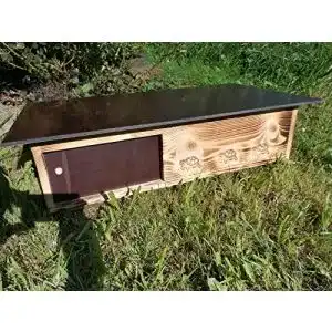 Schildkrötenhaus Woid Herz Premium aus 20mm Vollholz für Freilaufgehege