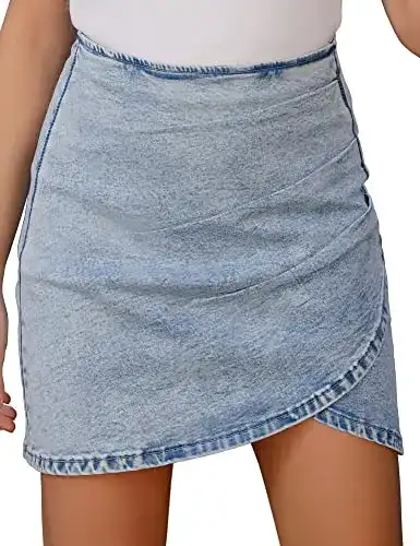 Jeansrock Damen Stretch Kurz für den Sommer