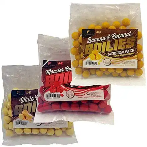 Boilies NGT 3 x 14mm Taschen für Karpfenangeln mit verschiedenen Aromen