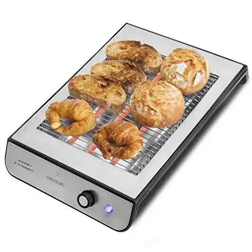 Cecotec Flachtoaster Horizontal Turbo Easy Toast Inox mit 900 W