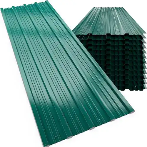 Wellblechplatten Gardebruk DEUBA Trapezblech 129 x 46 cm im 12er Set