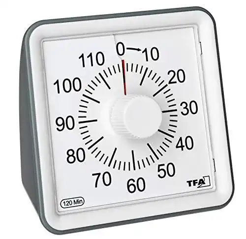 Mechanischer Kurzzeitwecker TFA Dostmann VISUAL Timer