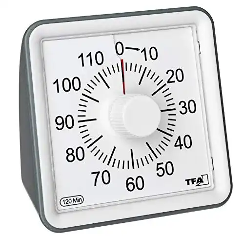 Mechanischer Kurzzeitwecker TFA Dostmann VISUAL Timer