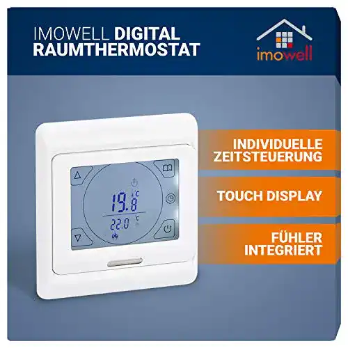 Digitales Raumthermostat Imowell DRT-TS mit Touchscreen