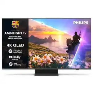 Philips Fernseher 43 Zoll Ambilight 43PUS8600 4K QLED Smart TV