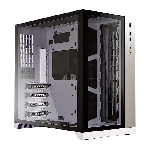 Lian Li PC-O11DW Midi-Tower Gehäuse in Weiß mit Seitenfenster und Staubfilter