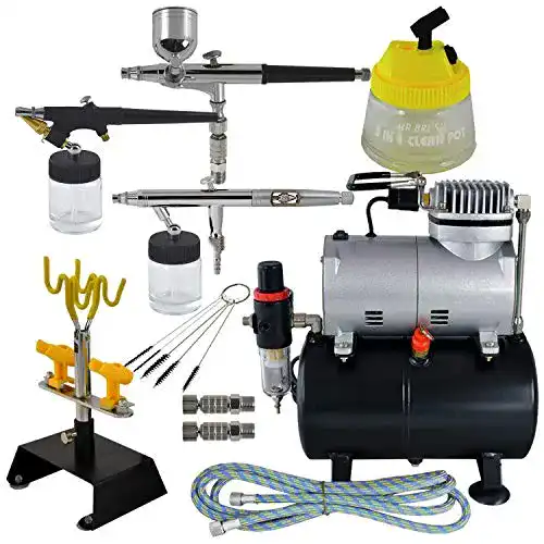 Airbrush-Set AMUR Universal II Komplett-Set mit Zubehör